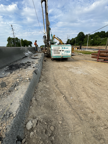 Abutment 2 TERS (Temporary Earth Retaining System) Repair